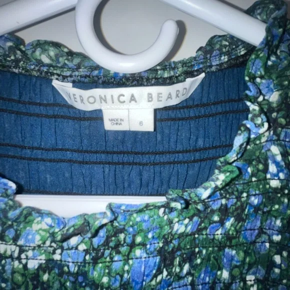 Veronica Beard Farha Dress in Green Multicolor Women’s - Picture 5 of 6